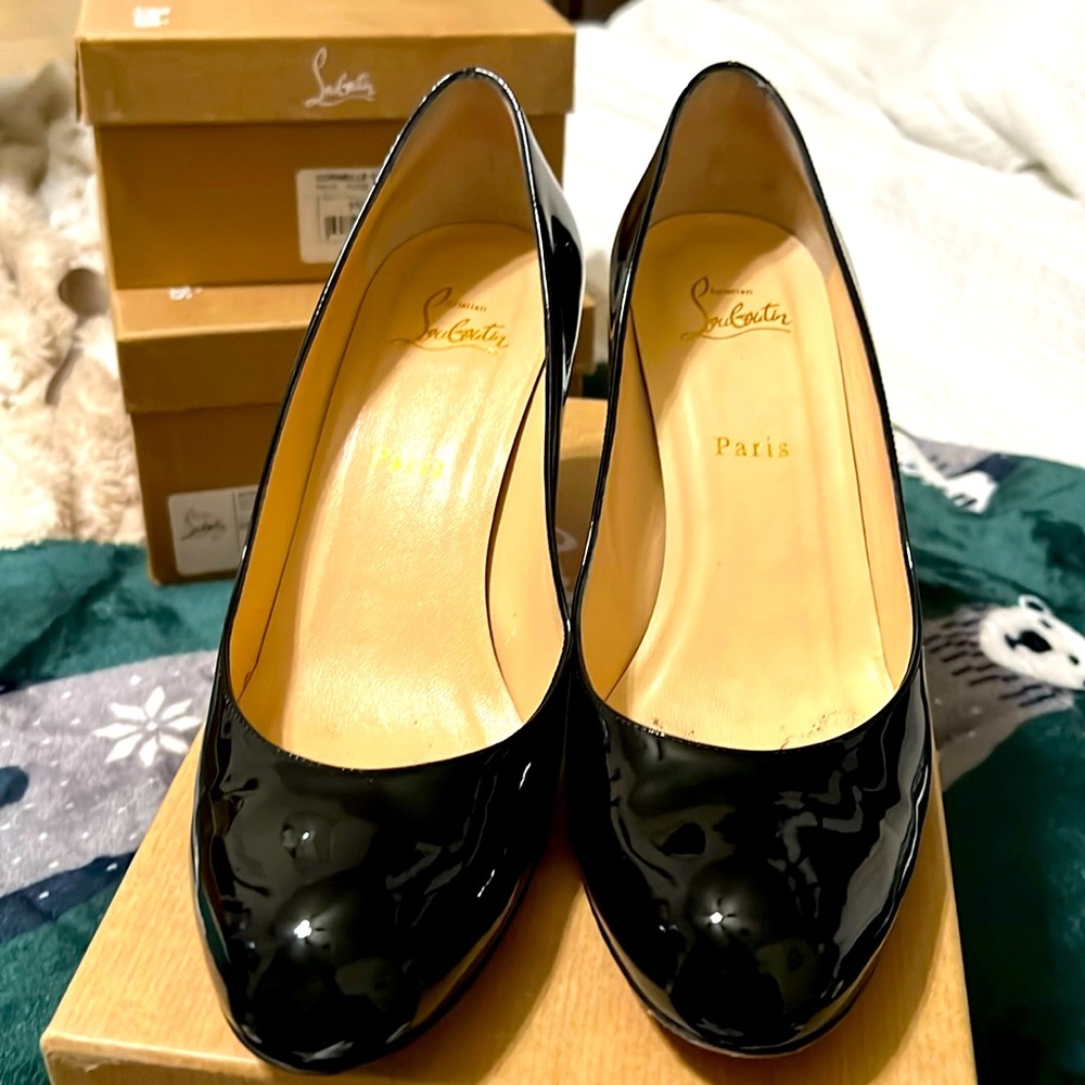 Simple pump 70 Patent Calf Black 41